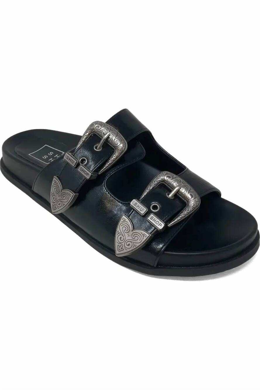 NEW SHU SHOP women's dolly sandal in black